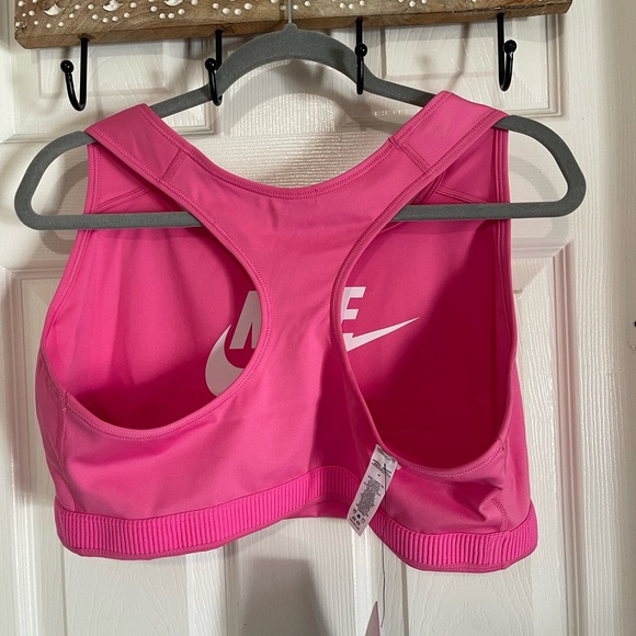 NWT Pink NIKE SWOOSH BRA - Picture 6 of 10